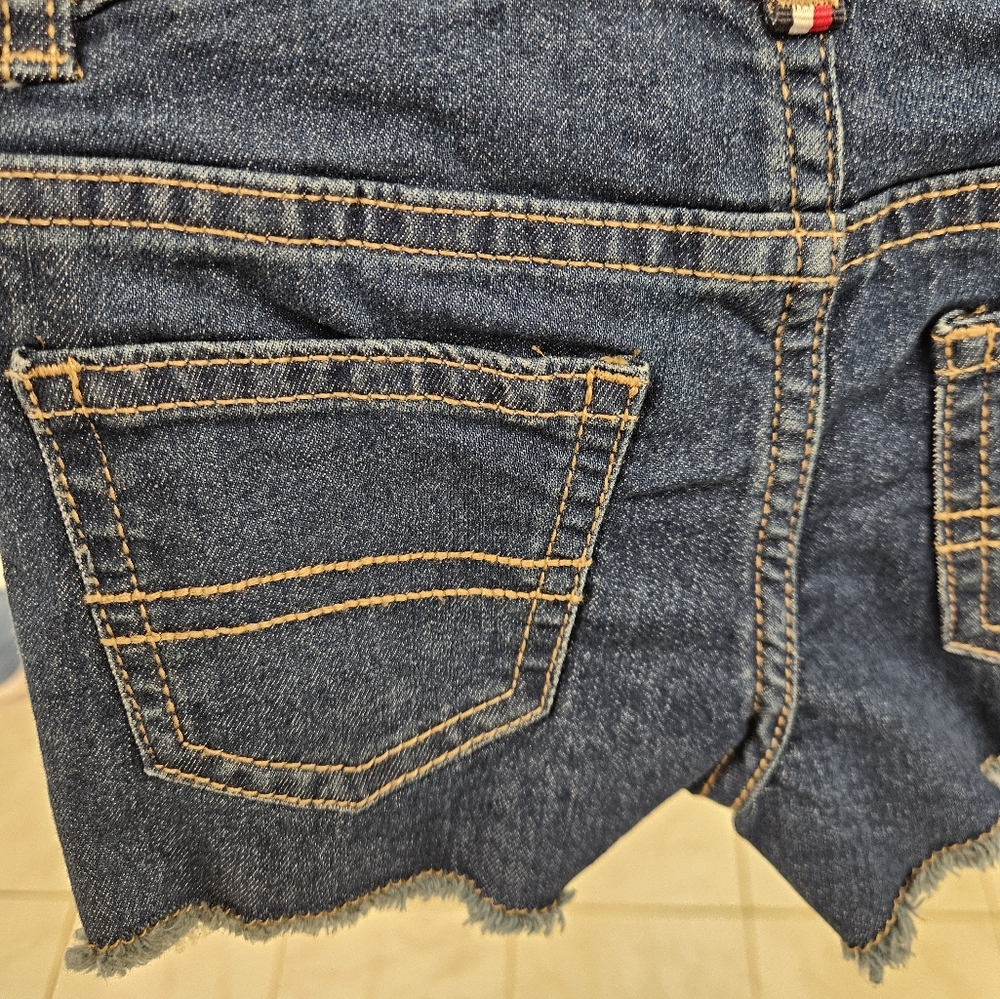 Girl's Toddler Blue Jean Tommy Hilfiger Shorts - Picture 8 of 8